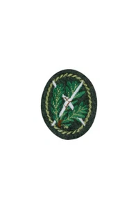 heer skitruppen Eichenblatt und Skiärmel Abzeichen späteres Modell - Bild 1 von 1