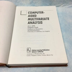 Computer-Aided Multivariate Analysis by Abdelmonem A. Afifi; Virginia A. Clark - Picture 1 of 12