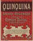 "QUINQUINA Romain DUTRUC Saint-Marcellin" Etiquette-chromo originale fin 1800
