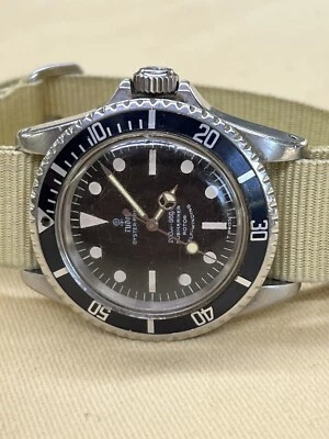 Reloj automático para hombre Tudor Oyster Submariner 7016/0 1968 vintage pátina 40 mm Foto 1 de 4