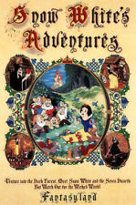 Vintage Disney ( Snow White Adventures ) Collector's Poster Print - B2G1F