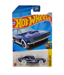 Hot Wheels '67 Camaro Blue #84 HW Art Cars 3/10 Toy Car COMBINE SHIPPING  - Picture 1 of 2