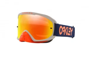 Gafas Oakley O Frame 2.0 Pro MX Piloto de fábrica rojo/azul fuego lente iridio - Imagen 1 de 3