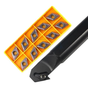 Soporte para herramienta de torneado interno de torno CNC de 3/4" S20R-SDZCR11 20 mm + 10 piezas DCMT32.51 - Imagen 1 de 3