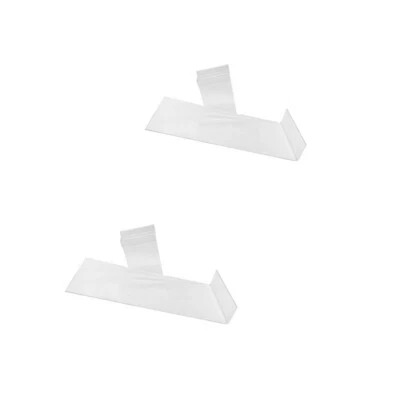 2 Pc Right Profile  Slatwall Clear Acrylic Shoe Display - Image 1 of 3