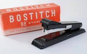 Bostitch B8 Power Crown Travel & Desktop Stapler Black B8RC Orig. Orange Box NOS - Picture 1 of 7