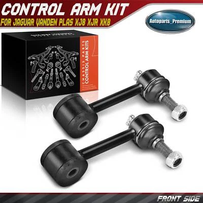 2Pcs Front Left and Right Side Sway Bar Link for Jaguar Vanden Plas XJ8 XJR XK8 - Image 1 of 4