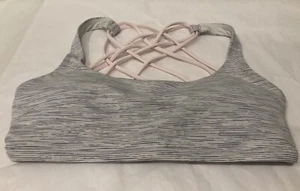 Lululemon Free To Be Wild Bra Light A/B~ Sz 4~ WSNB/PKG Wee Are Space/Pink ~EUC - Picture 1 of 8