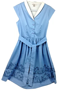 Vestido Bella La Tienda Azul con Cinturón de la Bella y la Bestia de los Parques Disney | Talla Pequeña - Imagen 1 de 15
