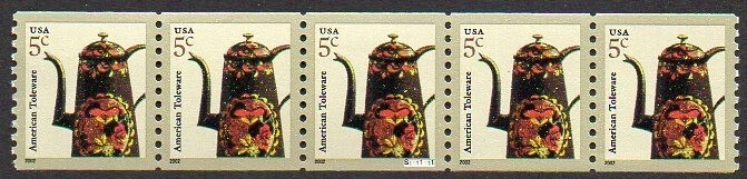 3612 5c Toleware coffee pot #S1111111 PS5 MNH - Image 1 of 1