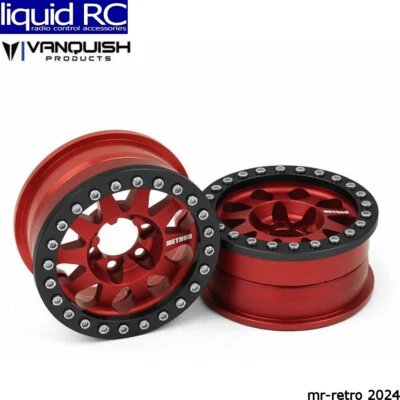 Vanquish Products 07759 Method 1.9 Race Wheels 101 Red Anodized V2 (2) - Image 1 of 2