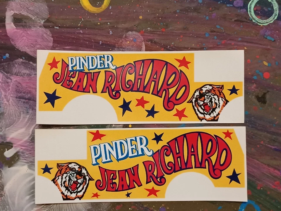 Corgi 426 Pinder Circus Booking Office Van Reproduction Stickers - Image 1 of 1