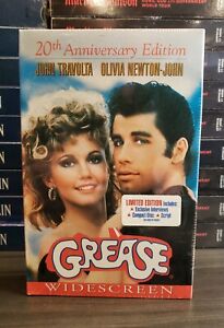 Grease - 20th Anniversary (VHS, Widescreen) Includes Script & Compact Disc
