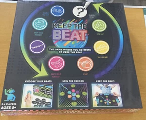 KEEP THE BEAT SPIEL - MATCH THE MUSIC RHYTHM TO WIN - NEU MIT ETIKETT GESCHENK GESCHENK WEIHNACHTEN NEU - Bild 1 von 12