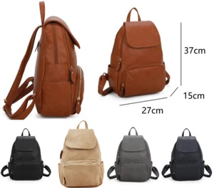 Zaino unisex manico con cerniera donna palestra scuola viaggio borsa a tracolla 841 - Foto 1 di 18