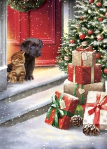 PETS AT CHRISTMAS (7) CROSS STITCH CHART - Picture 1 of 2