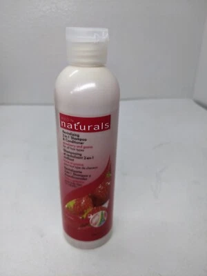 AVON Naturals Champú Acondicionador Revitalizante Fresa y Guayaba 2 en 1 Nuevo Foto 1 de 4