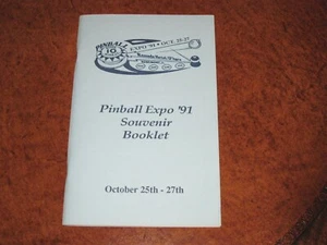 Libretto ricordo Pinball Expo 1991 - Foto 1 di 2