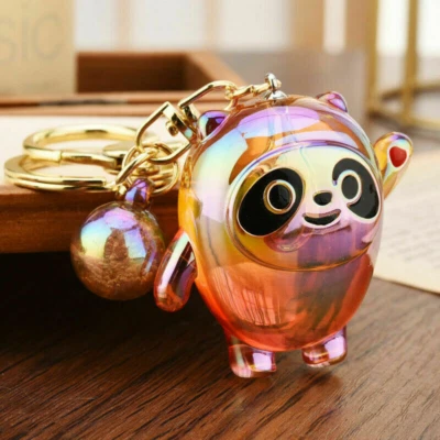 2022 Beijing Winter Olympic Bing Dwen Dwen Keychain Panda Keyring Hanging Toy - Image 1 of 4