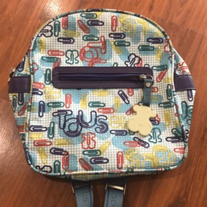 TOUS Papel Clip Print mini, Mochila, Verde Púrpura - Imagen 1 de 8