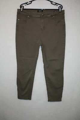Pantalones al tobillo ligeros Buffalo David Bitton 16/36 (36x26) verde oliva Habana Foto 1 de 4