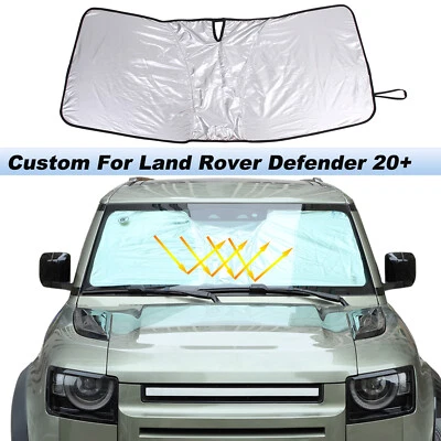 Специальный солнцезащитный козырек на лобовое стекло переднего автомобиля для Land Rover Defender 2020+ - Изображение 1 из 4