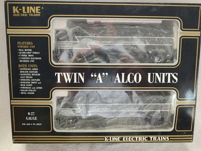 K-Line K-2114 & 2115 New York Central (NYC) Twin "A" Alco Units ~ Excellent - Image 1 of 4