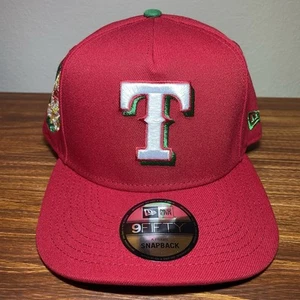 New Era Texas Rangers 9FIFTY Snapback Mütze Arlington Stadium Patch A Frame rot - Bild 1 von 6