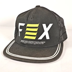 Fox Racing Pro Circuit Logo OSFA SnapBack Mesh Cap Used VGC - Picture 1 of 7
