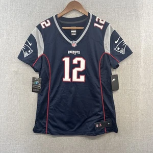 NEW Nike On Field Tom Brady New England Patriots Jersey Womens Large Blue NFL - Picture 1 of 19