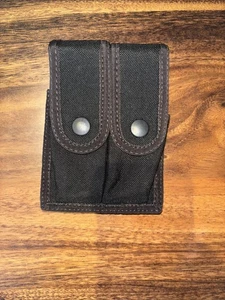 Uncle Mikes Nylon double magazine pouch tactical black - Picture 1 of 4