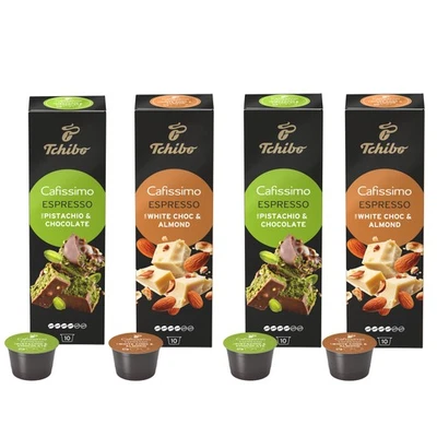 Tchibo Probierset, Espresso Pistazie & Mandel Weiße Schokolade, 40 Kaffeekapseln - Bild 1 von 4