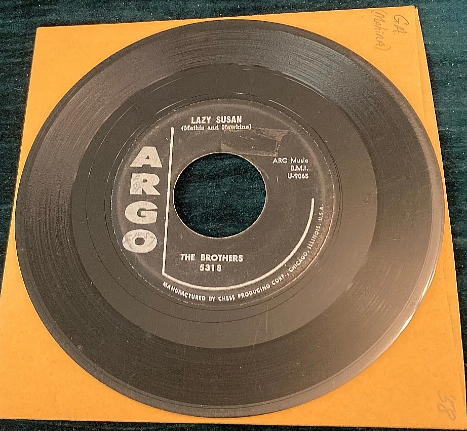 The Brothers: Lazy Susan/Deep Sleep 45 Argo rare rockabilly VG- HEAR - Image 1 of 1