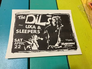 DILS UXA SLEEPERS 4/22/78 Mabuhay San Francisco Flyer kbd Ruby Ray original - Picture 1 of 2