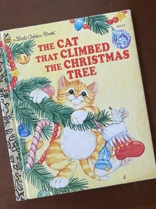 The Cat That Climbed the Christmas Tree - A Little Golden Book EUC - Picture 1 of 3