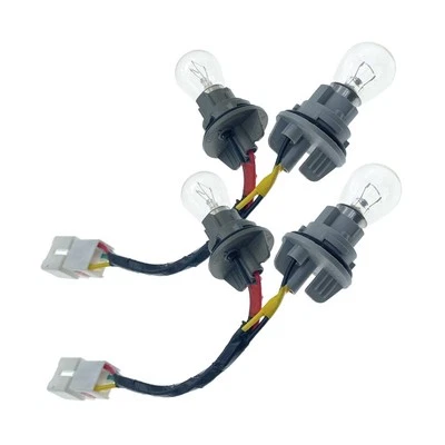 2x Outer Tail Lamp Socket Harness with Lamp Bulb Fit For Kia Forte 2013-2016 - Image 1 of 4