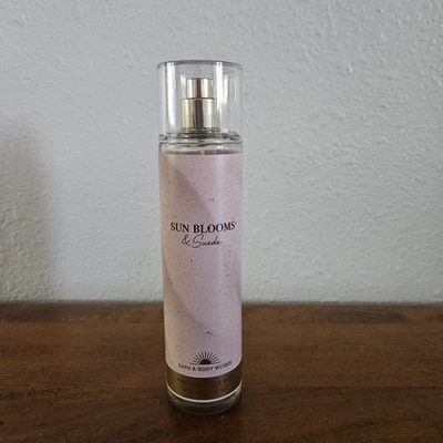 New Bath & Body Works - "SUN BLOOMS & SUEDE" - Fine Fragrance Mist - 8 oz - Image 1 of 3
