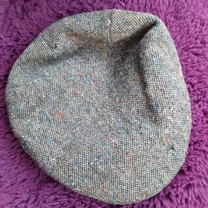 Vtg Green Irish Tweed Cap EDDIE DOHERTY ARDARA Donegal Handwoven/made 100% Wool - Picture 1 of 1