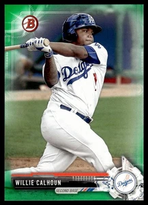 Bowman Prospects Green 2017 #BP30 Willie Calhoun/99 - Imagen 1 de 2