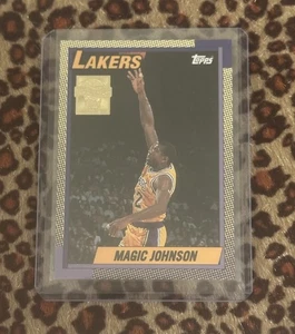 Los Angeles Lakers 2000-01 Topps Magic Johnson Commemorative Reprint #MJ8 HOF - Picture 1 of 2