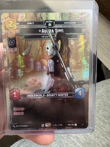 Star Wars - Aurra Sing - Patient and Deadly (140) Sector Promo Card SN1 - Picture 1 of 2