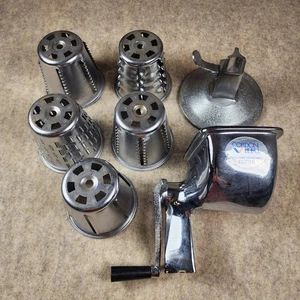 VTG Cordon Bleu Manual Food and Vegetable Cutter Food Processor 5 Cones - Picture 1 of 11
