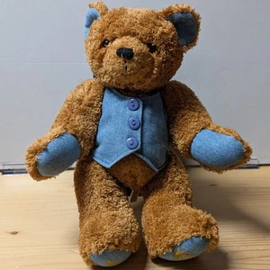 Teddy Levi Strauss Teddybär - Museum Buttenheim Classic Toy sitzend 28cm Rarität - Picture 1 of 6