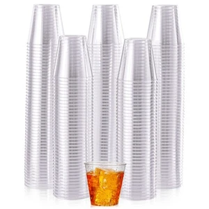 1000-Pack 2 oz Plastic Shot Glasses – Disposable Cups for Whiskey, Tastings - Picture 1 of 7