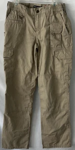 5.11 Tactical Series Cargo Pants Womens Sz 2 Regular Beige Pockets Rip Stop J901 - Picture 1 of 5