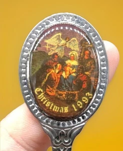 Cucchiaio souvenir vintage da collezione Natale 1993 - Foto 1 di 4