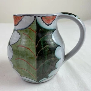 Harriet Coleridge Spindletop Studios kleiner Krug Keramik Blätter - Bild 1 von 11