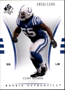B0364- 2007 SP Authentic #154 Clint Session RC /1399 - NM-MT - Picture 1 of 2
