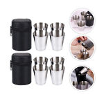  Stainless Steel Wine Glass Metal Drinking Glasses Cups Thicken