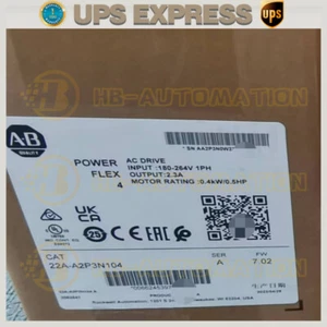 22A-A2P3N104 AB 22A-A2P3N104 POWERFLEX 4 mercancías nuevas al contado impuestos libres #HT - Imagen 1 de 6